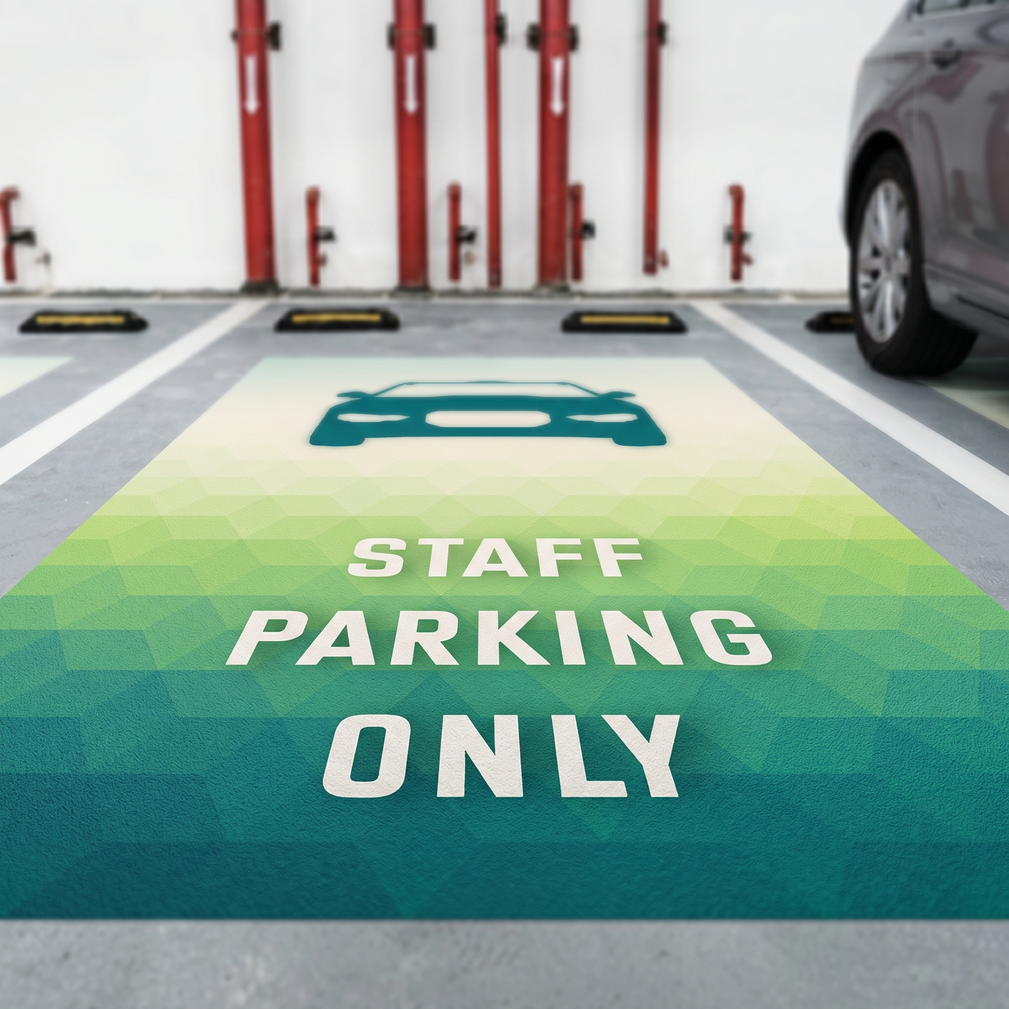 Stiker Signage Lantai