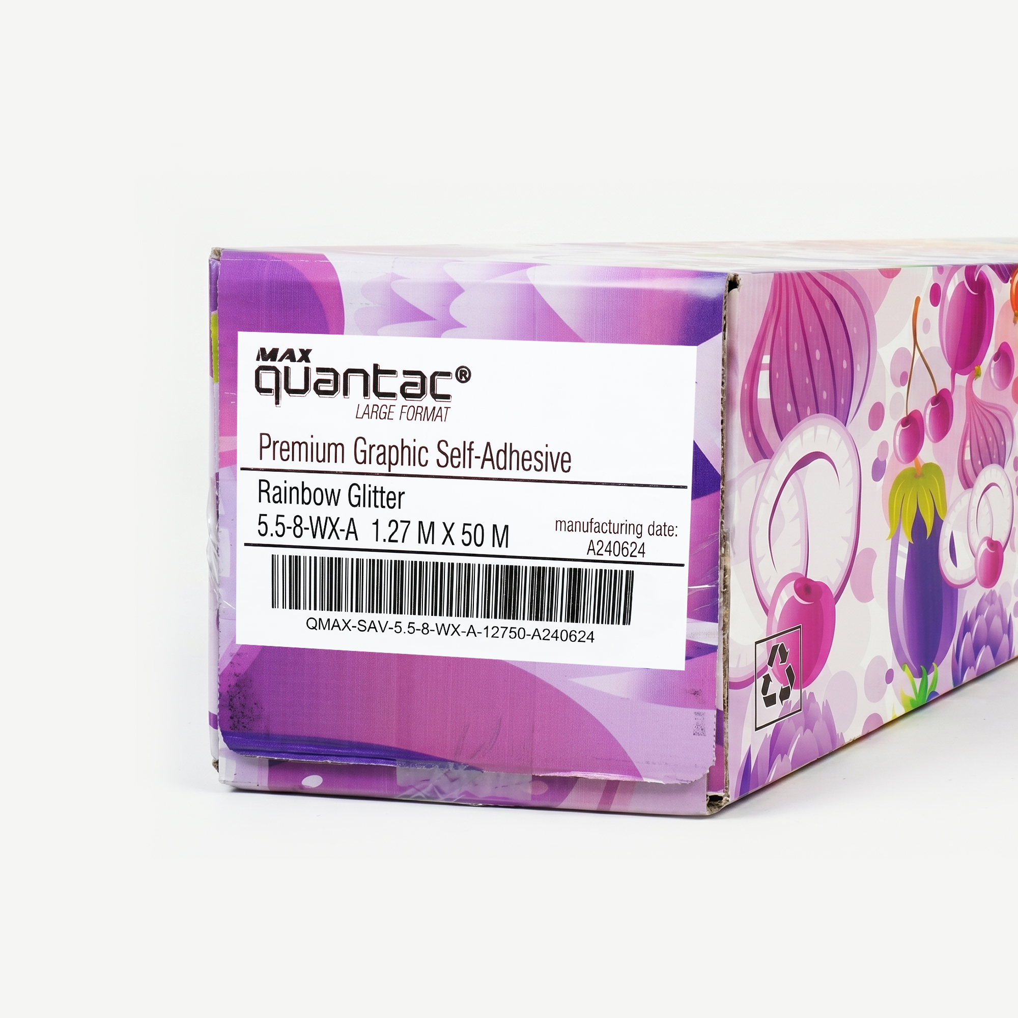 QUANTAC® MAX Silver Chrome Rainbow Glitter