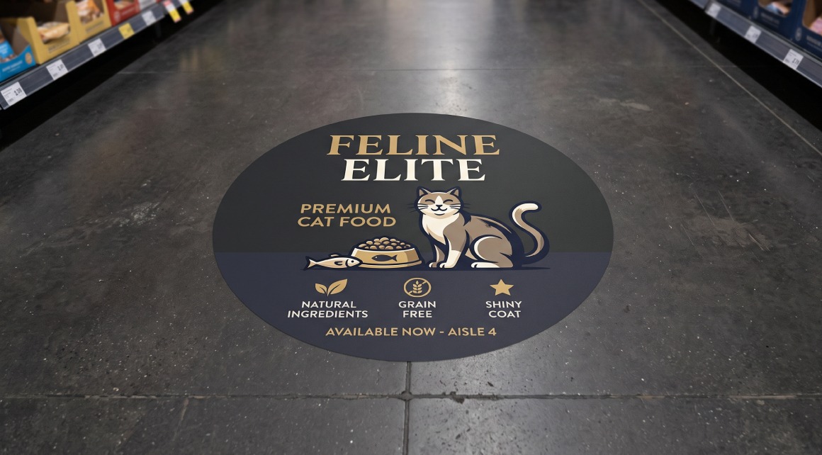 QUANTAC MAX Floor Graphic Self Adhesive