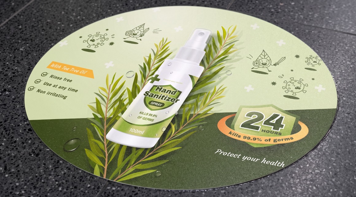 QUANTAC MAX Floor Graphic Lamination