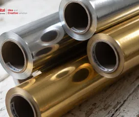 QUANTAC® MAX Gold dan Silver Plain: Stiker Metalik untuk Booth dan Display yang Berkelas