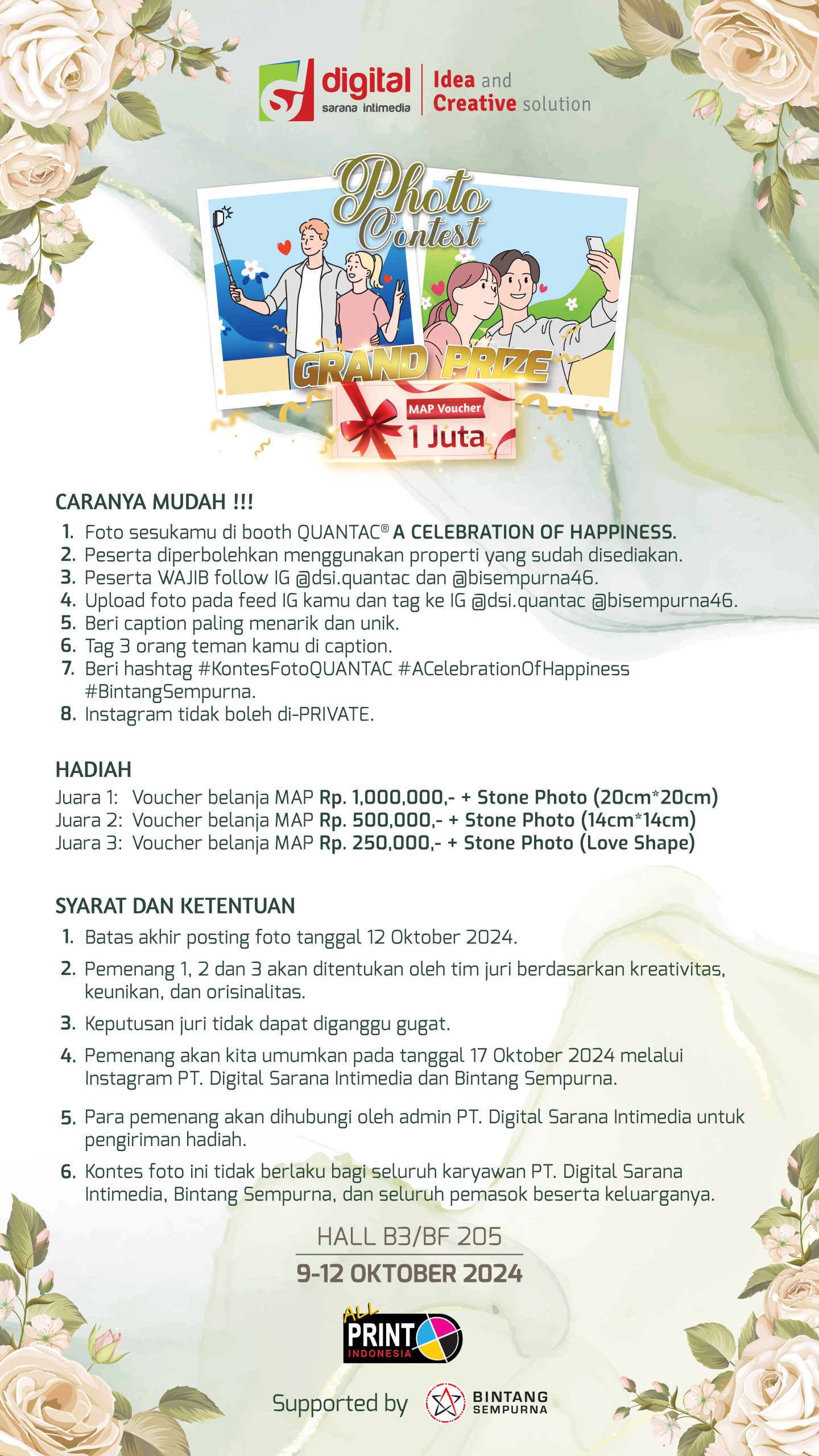 Page Syarat & Ketentuan Photo Contest