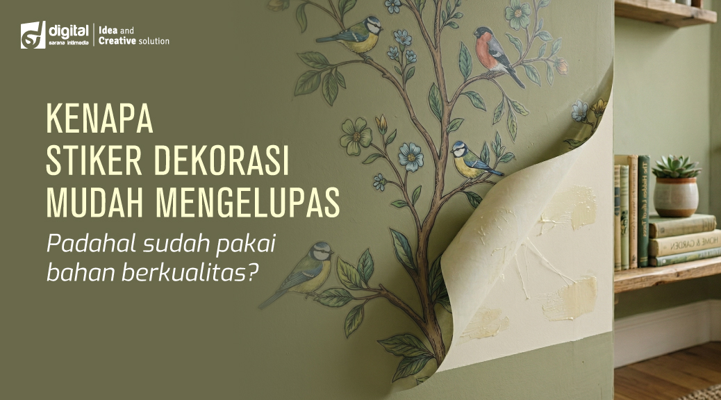 Kenapa Stiker Dekorasi Mudah Mengelupas Padahal Sudah Pakai Bahan Berkualitas?